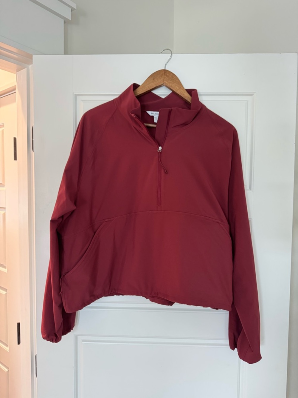 Athleta Women's Half-Zip Pullover - Wine Red